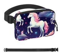 Crowds of Unicorns-894 - Riñonera de estilo unisex: riñoneras de moda, bolsas cruzadas deportivas delgadas a la moda para correr, senderismo, senderismo, mujer, hombre, multicolor, 1.5 x 9.0 x 5.9