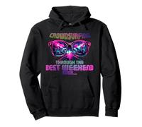 CROWDSURFING Through The Best Weekend Ever Sudadera con Capucha