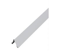 CROWEL Protector de Esquinas de aleación de Aluminio - 1,5 cm de Grosor con Adhesivo en la Parte Posterior for Paredes, Muebles y escaleras -(Silver,80cm)