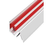 CROWEL Protector de Esquinas de aleación de Aluminio Reforzado - Protector de Bordes de Pared, fácil instalación, Impermeable y Duradero(Natural,180cm)