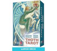 Crowley Thoth Tarot Deck (Large Edition): 78-Card Thoth Tarot Deck (Large Edition) by Aleister Crowley, with Egyptian Symbolism, Qabalistic & ... Painted by Lady Frieda Harris, Plus Booklet
