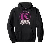 Crown Dynasty - Urban Typography Streetwear Sudadera con Capucha