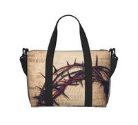 Crown of Thorns - Bolsa de viaje cruzada de mano, bolsa de hombro único, bolsa de deporte y fitness, bolsa de equipaje de viaje