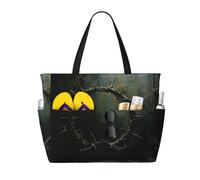 Crown Of Thornsprint - Bolsa de viaje de playa de gran capacidad, con cremallera y bolsillos para viajes, vacaciones, gimnasio