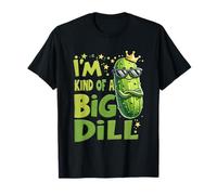 Crown Pickle Lover I'm Kind of BigDill Snack Pepino Camiseta