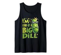 Crown Pickle Lover I'm Kind of BigDill Snack Pepino Camiseta sin Mangas