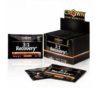 Crown Sport Nutrition 3:1 Recovery+ Chocolate | Recuperador Muscular Whey Aislado Caja 10x50g | Ratio 3:1 L-Leucina L-Glutamina | Informed Sport Sin Alérgenos