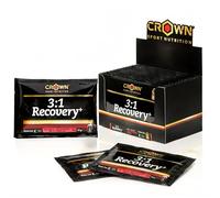 Crown Sport Nutrition 3:1 Recovery+ Frutos Rojos | Recuperador Muscular Whey Aislado Caja 10x50g | Ratio 3:1 L-Leucina L-Glutamina | Informed Sport Sin Alérgenos