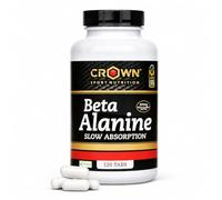 Crown Sport Nutrition Beta Alanine Slow Absorption | Beta Alanina 3200 mg Liberación Lenta | Reduce Hormigueo y Retrasa la Fatiga | 120 Cápsulas | Informed Sport