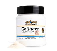 Crown Sport Nutrition Collagen RAW 400g | Colágeno Hidrolizado Tipo I Peptan® 10g | Glicina, Lisina y Vitamina C | Sabor Neutro | Informed Sport Certificado antidoping