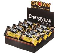 Crown Sport Nutrition Energy Bar 2.0 | Barrita Energética con 35% Avena sin Gluten + 22% Pasta de Dátil | Sin Aceite de Palma | Alta Digestibilidad | Caja 12 x 60 g | Vegana según sabor