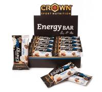 Crown Sport Nutrition Energy Bar 2.0 | Barrita Energética con 35% Avena sin Gluten + 22% Pasta de Dátil | Sin Aceite de Palma | Alta Digestibilidad | Caja 12 x 60 g | Vegana según sabor