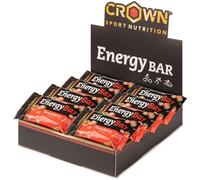 Crown Sport Nutrition Energy Bar | Barrita Energética con Avena (mínimo 39%) | Textura jugosa, sin cobertura ni aceite de palma | Alta digestibilidad | Veganas