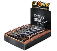 Crown Sport Nutrition Energy Gum Bar Caffeine 12 Uds 30g Cola