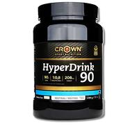 Crown Sport Nutrition HyperDrink 90, Bebida con 90 gramos de carbohidratos en 500 ml y un plus de sodio. Con Maltodextrina y Fructosa en ratio 1:0,8 y sal marina (Bote con 16 tomas)