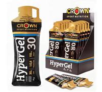 Crown Sport Nutrition HyperGel 30 Hydro | Gel Energético Líquido con 30 g de Carbohidratos en Ratio 1:0,8 + 110 mg de Sodio | Sabor Neutro | Vegano