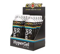Crown Sport Nutrition HyperGel 30 Hydro | Gel Energético Líquido con 30 g de Carbohidratos en Ratio 1:0,8 + 110 mg de Sodio | Sabor Neutro | Vegano