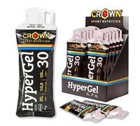 Crown Sport Nutrition HyperGel 30 | Neutro Sin Cafeina | Gel Energético Running Ciclismo 30 g Carbohidratos | Ratio 1:0,8 + 110 mg de Sodio| Textura Liquida | Sin Aditivos Vegano
