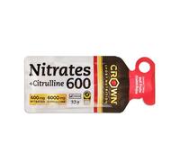 Gel energético Crown Sport Nutrition Nitrates 600 sabor frutos rojo 32 g (10 unidades)