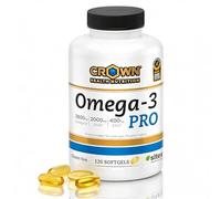 Crown Sport Nutrition Omega-3 PRO | Capsulas EPA DHA 2600 mg Triglicéridos 120 Perlas | Reducción de la Inflamación | Mejora del Sistema Inmunológico| Aumento de la Masa Muscular | Omega 3 EPA y DHA