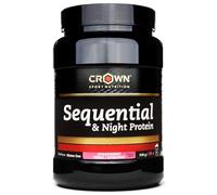 Crown Sport Nutrition Sequential & Night Protein | Proteína de Leche con 3 Fases de absorción (Hidrolizado de aislado Whey (Optipep® 90), Concentrado de Whey y Caseína Micelar)