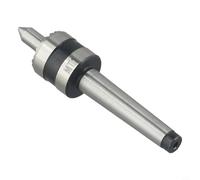 Crown Woodworking - Centro de accionamiento de torno con diseño de dientes múltiples para un agarre fuerte, eje con resorte, compatible con contrapuntes MT1 y MT2 (MT1)