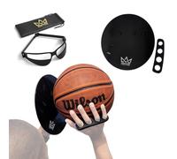 Crown x Starr Entrenador de Baloncesto para Tiro de Mano - para Tiradores diestros, Elimina la interferencia de la Mano - con Ayuda de Tiro Adicional de 5.3 Pulgadas