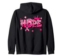 Crowned Hope Faith Survivor Brave Love Sudadera con Capucha