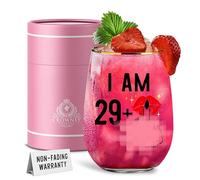 CROWNLY CRYSTAL® Regalos Originales Para Mujer 30 Cumpleaños Copas Vino Cristal Regalos Personalizados Decoracion 30 Cumpleaños Regalo Original Mujer Regalo Madre Regalos Para Novia Regalo Tia
