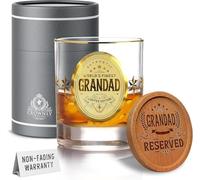 CROWNLY CRYSTAL® Regalos Para Abuelos Vasos Whisky Cristal Regalo Abuelo Decoracion Navidad Regalo Jubilacion Hombre Regalos Navidad Regalo Original Para Abuelos Regalos Abuelo Regalo Cumpleaños