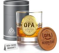 CROWNLY CRYSTAL® Regalos Para Abuelos Vasos Whisky Cristal Regalo Abuelo Decoracion Navidad Regalo Jubilacion Hombre Regalos Navidad Regalo Original Para Abuelos Regalos Abuelo Regalo Cumpleaños