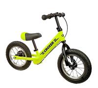 Croxer - Bicicleta sin Pedales para niños y niñas - Ultraligera, Altura Ajustable, Ruedas de 12 Pulgadas, puños de Goma - Leox Lime con Freno de Mano