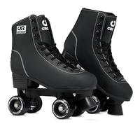 Croxer - Patines para niñas, niños, Quad, Patines para Adultos, niños - Patines con Ruedas - Diseño Retro años 70 - Rodamientos ABEC-7, Ruedas de PU - Carmen, 37 (23,5 cm)