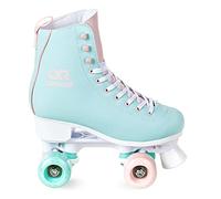 Croxer Lea - Patines de Ruedas (24 cm), Color Verde y Rosa
