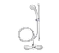 Croydex AB210022 - Juego de mezclador para bañera y ducha, color blanco