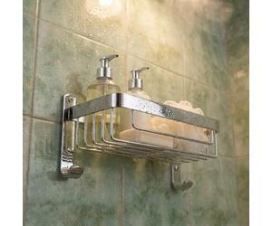 Croydex Aluminio de Cesta de, Plateado, tamaño Grande