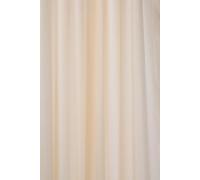 Croydex Cortina de Ducha de Tela de Color Marfil, Resistente al Agua, Lavable a máquina, 1800 x 1800 mm