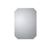 Croydex Espejo de baño Octogonal de Pared con diseño de Borde Biselado 70 cm de Alto x 50 cm de Ancho