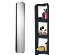 Croydex Gabinete de Medicina, Negro Mate, 1232x200x115mm