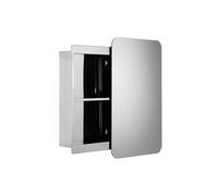 Croydex Medway Puerta Corredera Armario, Acero Inoxidable, Plata, 500 x 380 x 110 mm