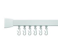 Croydex Perfil 800 Barra en Forma de U 915 x 915 x 915, Aluminio, Color Blanco, 91,5 x 91,5 x 3 cm