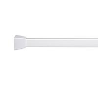 Croydex Perfil 800 Straight Rail, Color Blanco/Plateado, 760 mm