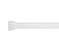 Croydex Perfil 800 Straight Rail, Color Blanco/Plateado, 915 mm
