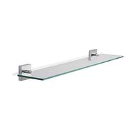 Croydex QM441441 Flexi-Fix Chester Estante de Cristal, Plata, 54 x 590 x 134 mm