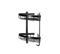 Croydex QM772821 Almacenamiento de Ducha, Negro, Talla única