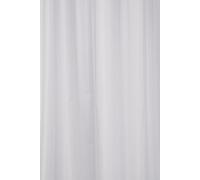 Croydex Shower Curtain Cortina de Ducha Textil Blanca AF159022, Metal, W 70.9" x L 70.9" (1 Panels)