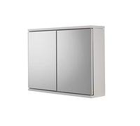 Croydex Simplicity - Armario de 2 Puertas con Espejo, Color Blanco