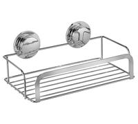 Croydex Stick 'N' Lock - Organizador Adhesivo para Ducha, Estante sin taladrar para Ducha o baño con Almohadilla Adhesiva, 5 años de garantía sin óxido con Acero Suave Cromado