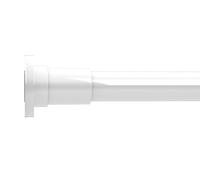 Croydex Stick 'n' Lock Plus - O Tornillo Fix Barra de Ducha cubículo, Color Blanco