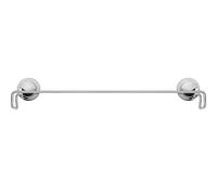 Croydex Stick 'n' Lock - Toallero autoadhesivo cromado, solución de almacenamiento de toallas sin óxido para baño, almohadilla adhesiva que se adhiere a la mayoría de superficies, todos los accesorios